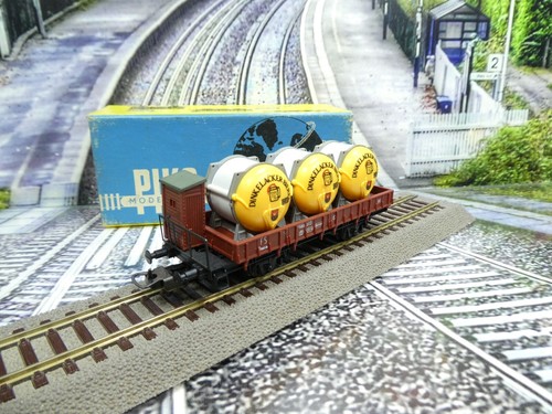Lima - H0 - FS - Niederbordwagen - Dinkelacker Bierre - TOP in EK - #61891 | Zustand: Gebraucht
