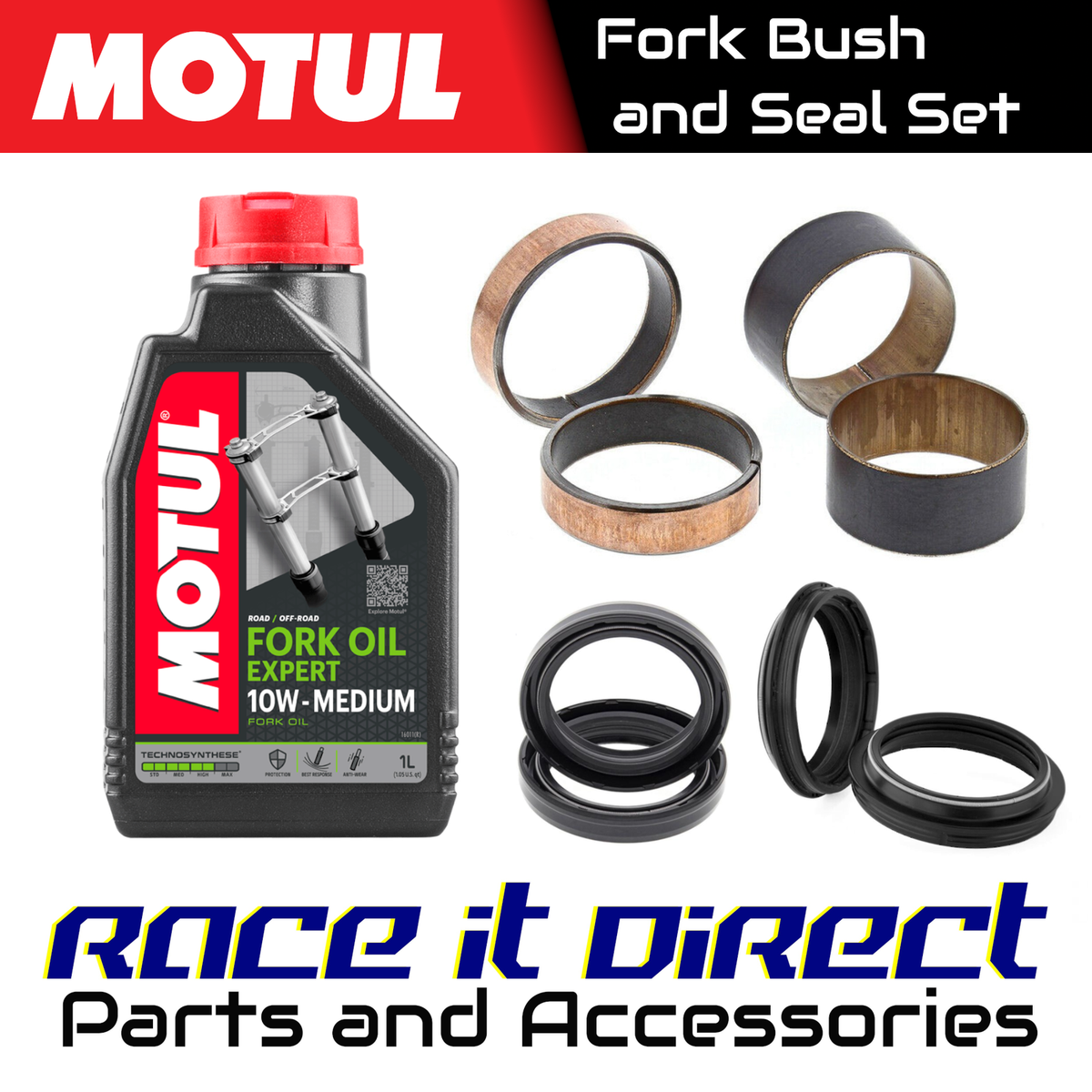 Front Fork Bush Kit For Honda XL 700 V TRANSALP 08-11 Oil Dust
