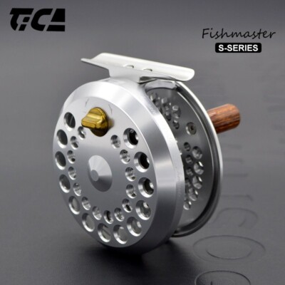 TICA Fishmaster 3/4wt Aluminum Fly Reel Wooden Handle for River & String  Fishing | eBay