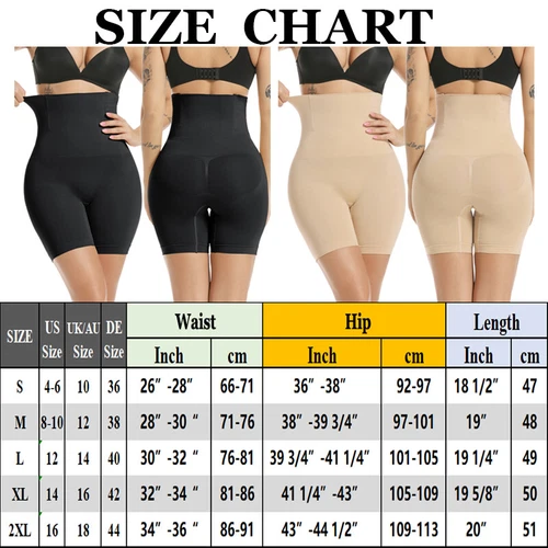 Womens Tummy Control Shapewear High Waisted Body Shaper Shorts Slimming Panties - Picture 2 of 36