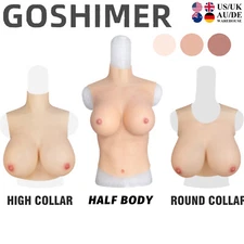 Silicone Breast Forms Breastplates C-H Cup Fake Boobs Crossdresser Drag Queen