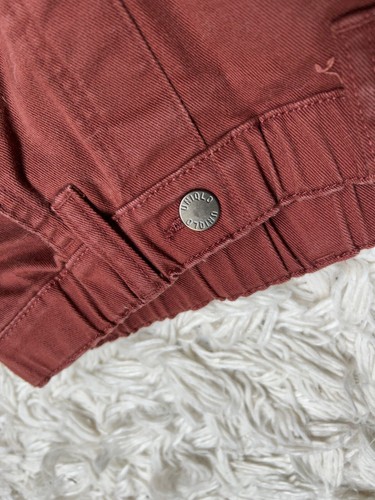 Uniqlo Maroon XL Elastic Waist Denim Jeans Pull Up Pants 26x27 - Picture 6 of 6