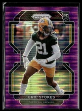 2021 Panini Prizm Purple Pulsar Eric Stokes Rookie Green Bay Packers #433