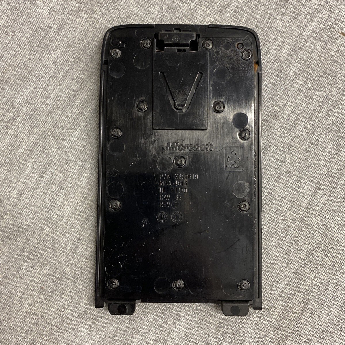 Microsoft Xbox 360 S 1439 Hard Drive Port Cover X852619 - Black