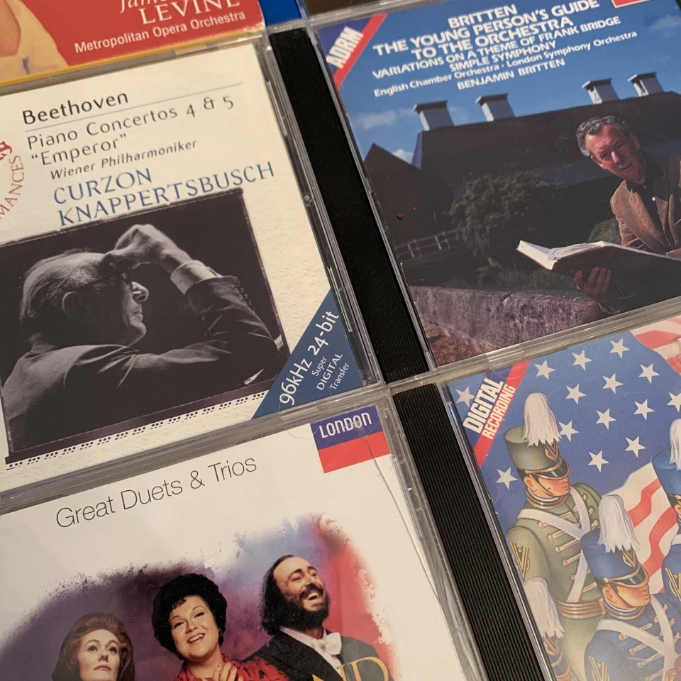 10 CD Lot London Decca Classical Music Mozart Beethoven Pachelbel Rossini VG - Imagem 3 de 4