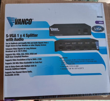 Vanco - S-VGA 1 4 Splitter with Audio - 280444