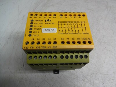 Pilz Pnoz X9 200-230vac 24vdc 7n/o 2n/c 2so Safety Relay 774606