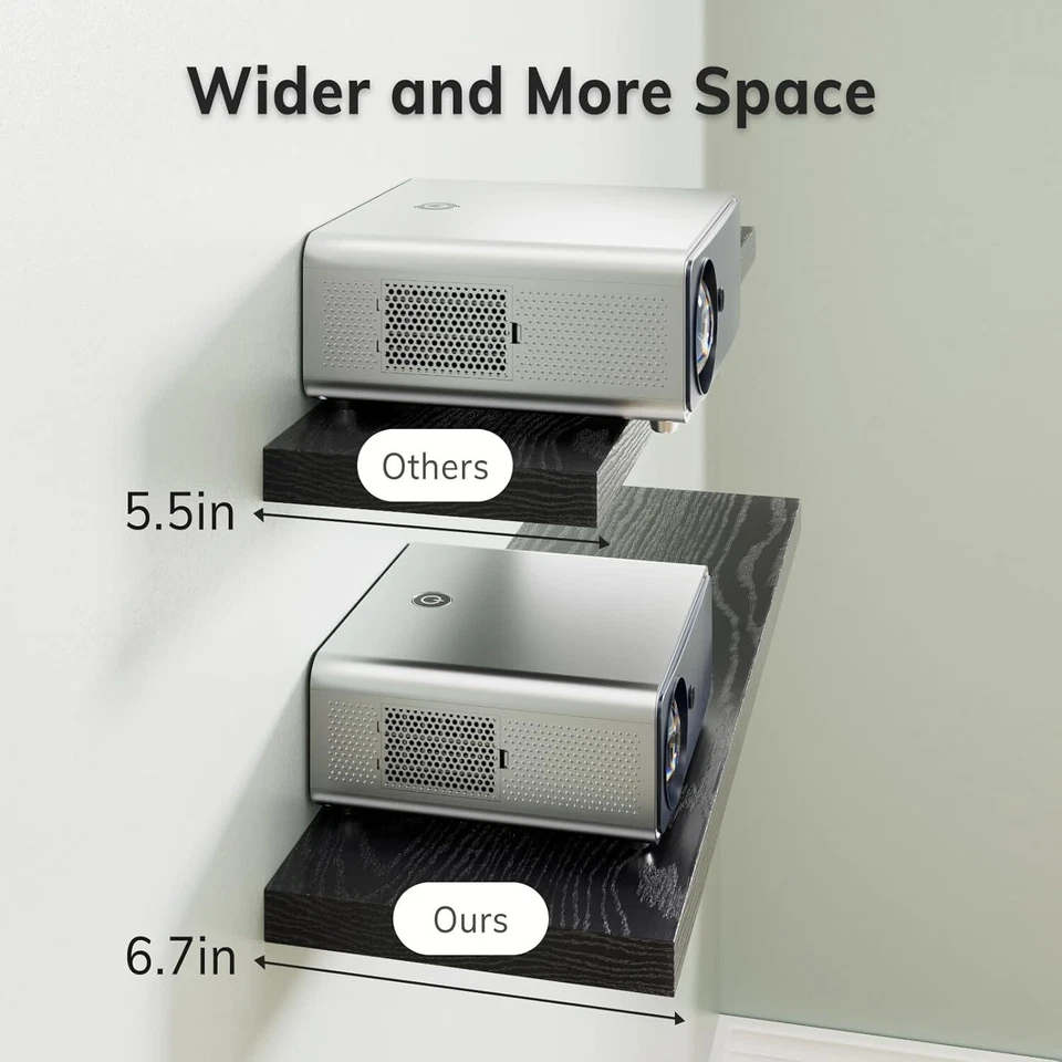 Estantes Flotantes Para Pared - Juego De 3 Estantes De Pared De Madera Rústica.. - Image 3 of 4