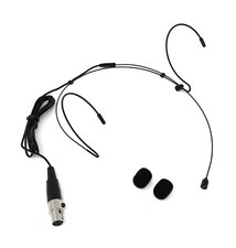 Black Headset Omnidirectional Microphone for GTD Audio NEW