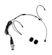 Black Headset Omnidirectional Microphone for GTD Audio NEW