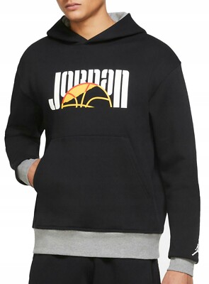 Air Jordan Sport DNA Fleece Hoodie Pullover Black DV7748 010 Men's Medium