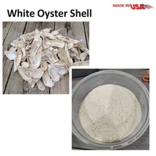 6-lbs organic oyster shell powder plant fertilizer/chickens supplement