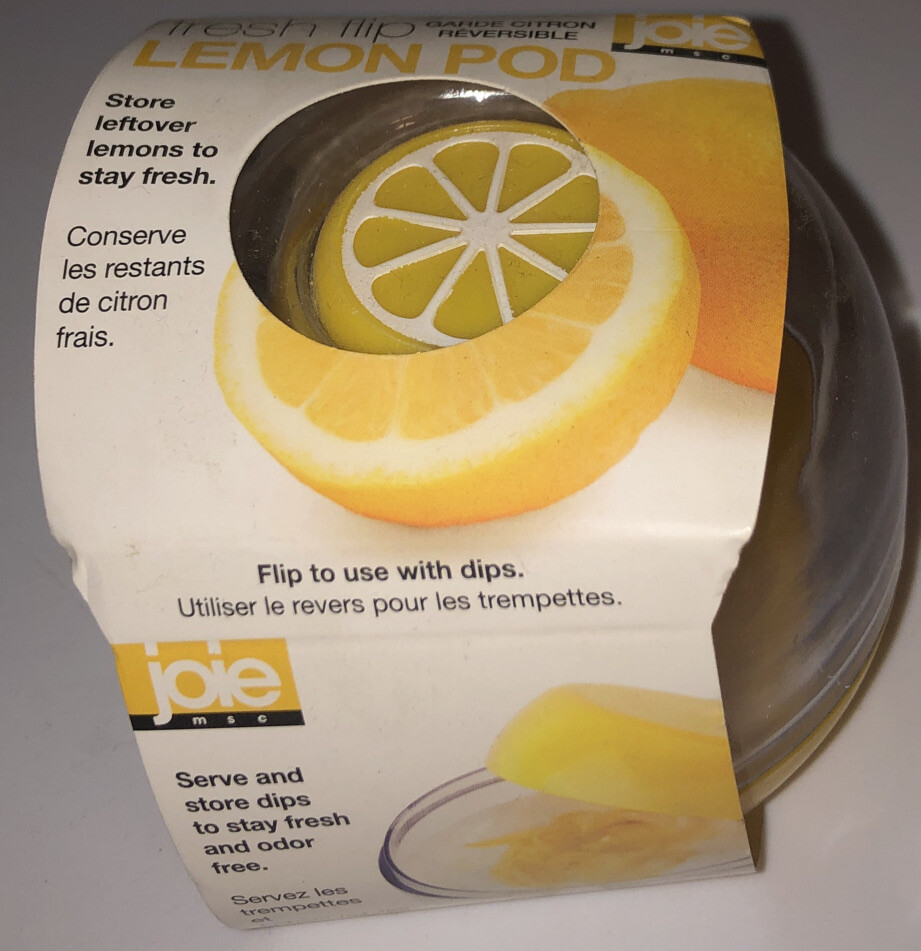 Joie Kitchen Gadgets Joie Fresh Flip Lemon Storage Pod Yellow
