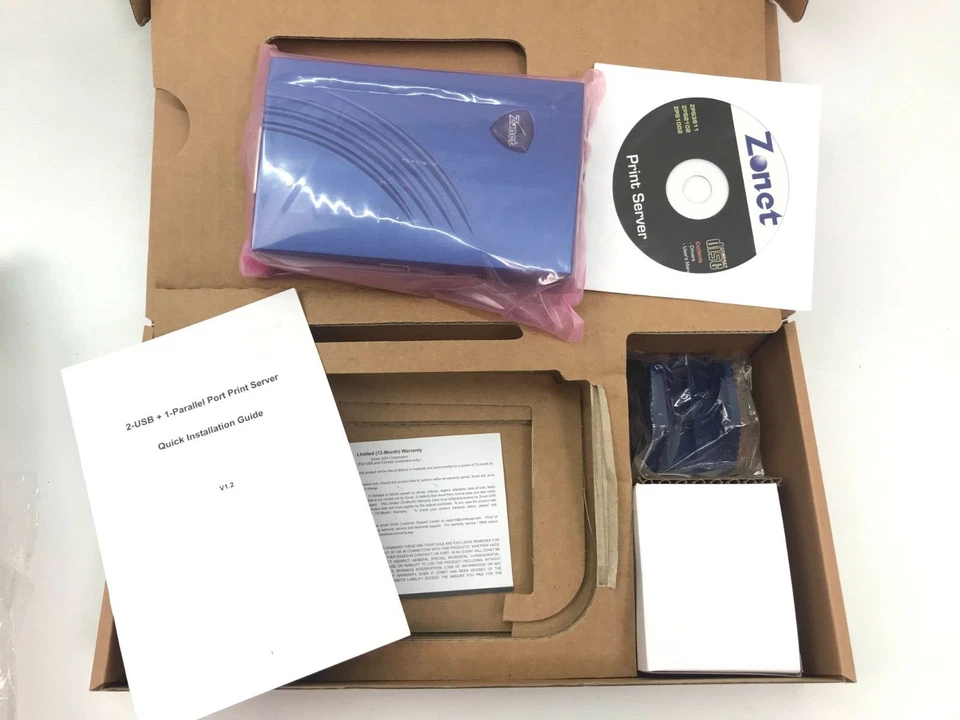 Zonet ZPS2102 Multi-Port Print Server - Image 4 of 4