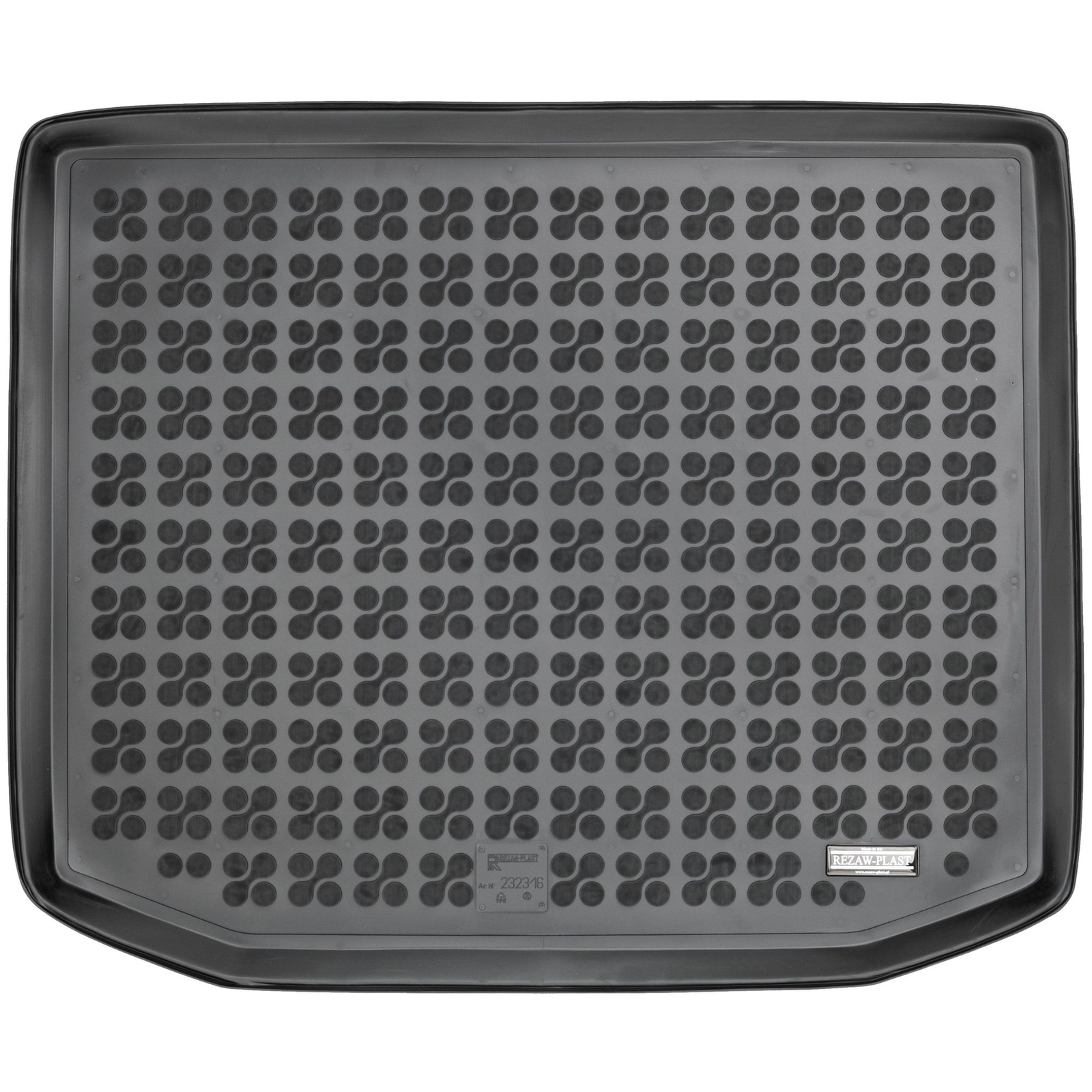 Tapis de coffre caoutchouc Mitsubishi ASX I pour transporter chien et matériel de sport