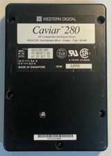 WD Western Digital CAVIAR 280 85.3MB Antique 1992 Hard Drive UNTESTED