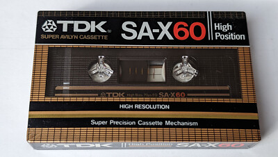 TDK SA-X 60 1982 Japan 1psc NEW | eBay