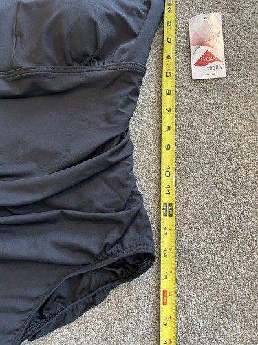 Lands' End Black Solid 1- Piece Swimsuit Women’s Size 1X (16W-18W) - Picture 7 of 15