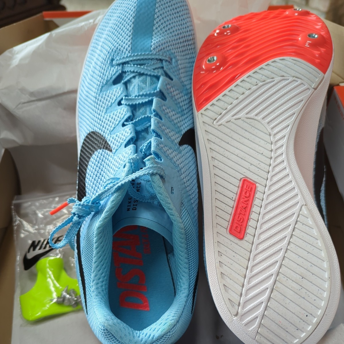 Nike Zoom Rival Distance Track Shoes With Spikes Blue Men\'s Size 13 Nike Zoom Rival Distance Track Spike – Portland Running Company main image 3