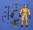1989 GI Joe Cobra Frag Viper 3.75" Action Figure Loose Complete Vintage O-Ring