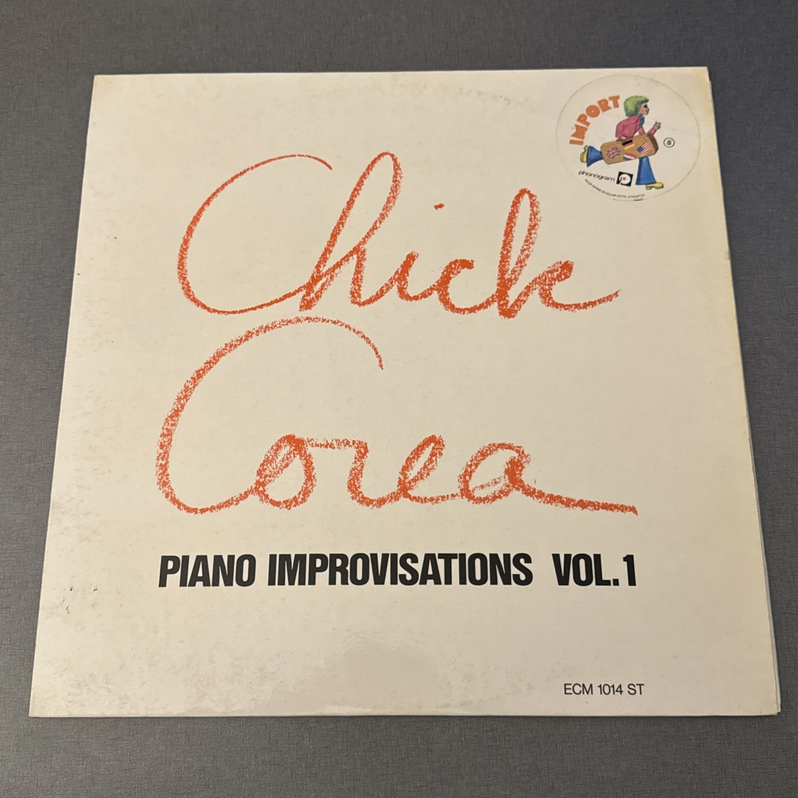 Vinyle 333 Tours 33 T ECM 1014 ST Chick Corea Piano Improvisations Vol 1