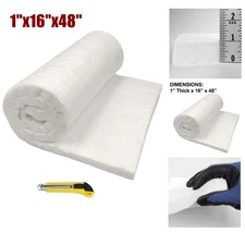 1 x 16 x 48 inch Lightweight FireProof Blanket Insulation For Multiple Uses
