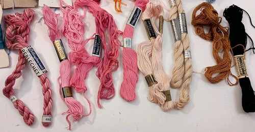 Vintage Embroidery Thread Lot, 150+ Skeins READ Many Colors - Picture 8 of 13