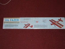 NIB 48" SIG FAZER RC PROFILE FUN FLY BALSA MODEL AIRPLANE KIT **IN SHRINK WRAP**