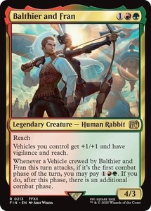 Balthier and Fran (213/764) Final Fantasy MTG Rare