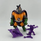 Rhinoman TMNT Vintage 1993 Complete Figure Blue Accessories Sewer Heroes