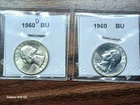 “1960 & 1960‑D Washington Quarter Lot – BU 90% Silver – Brilliant Uncirculated P