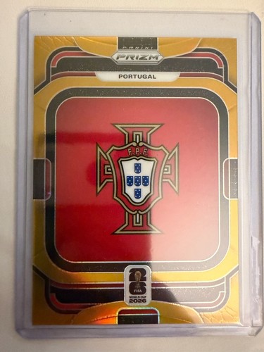 2026 FIFA World Cup Prizm Team Badge Portugal Gold /10