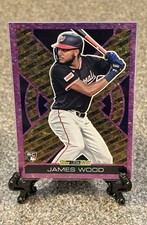 2025 Topps Update Series - Topps Black Gold James Wood #BG-3 Pink Foil (RC)