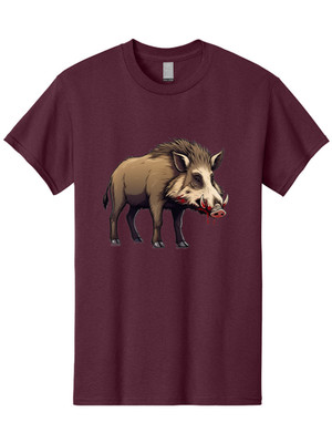 Warthog Mens Graphic Tee, 100% Cotton, Casual Summer Wear