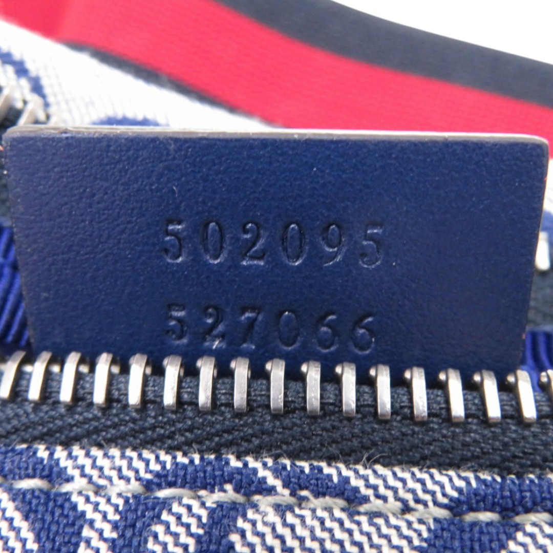 Gucci Children's Star Canvas Leather Waist Bag Blue/Navy New thumbnail 7