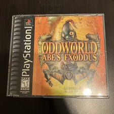 Oddworld Abe's Exoddus PS1 PlayStation 1 Completo CIB con manual y hoja de control