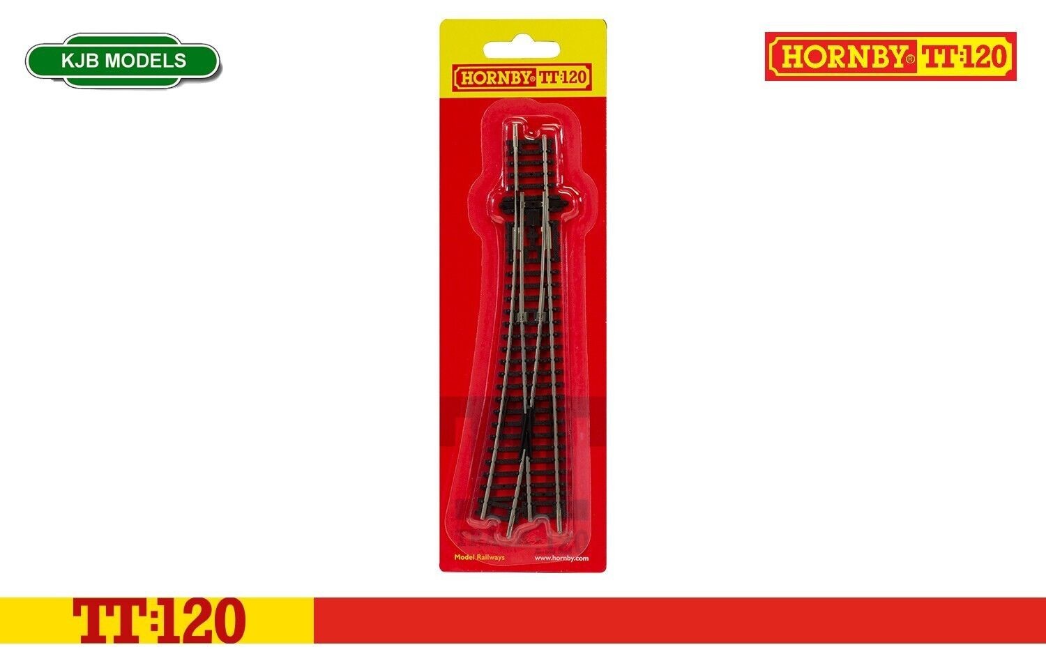 Hornby TT:120 Right Hand Point 166mm 15° 631mm TT8009 - Image 7