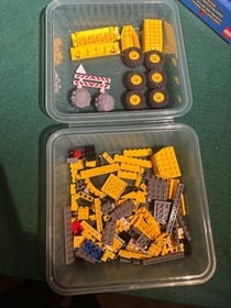 Lego City Lot: 4644, 7733, 7732,7631 - Marina, Trucks, Plane - All pieces & figs