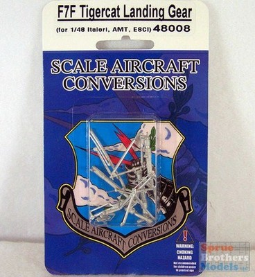 SAC48008 1:48 Scale Aircraft Conversions - F7F Tigercat Landing Gear