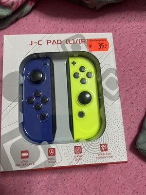 J-C Pad (L/R) Wireless Controller für Nintendo Switch   Blau/Grün   Neu OVP