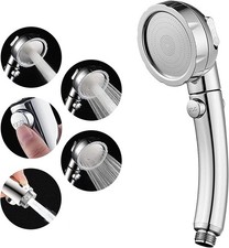 High Pressure Handheld Shower Head with ON/OFF Pause Switch - 3-Spray Setting