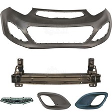 Set Stoßstange vorne grundiert +Träger+Zubehör für Kia Picanto TA 5-türig 11-15