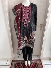 ZELLBURY Indische Pakistanische Kleidung 3 Teile Bollywood Salwar Kameez in XL