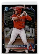 2025 Bowman #BCP-82 Kevyn Castillo Chrome Prospects Reptilian Refractor