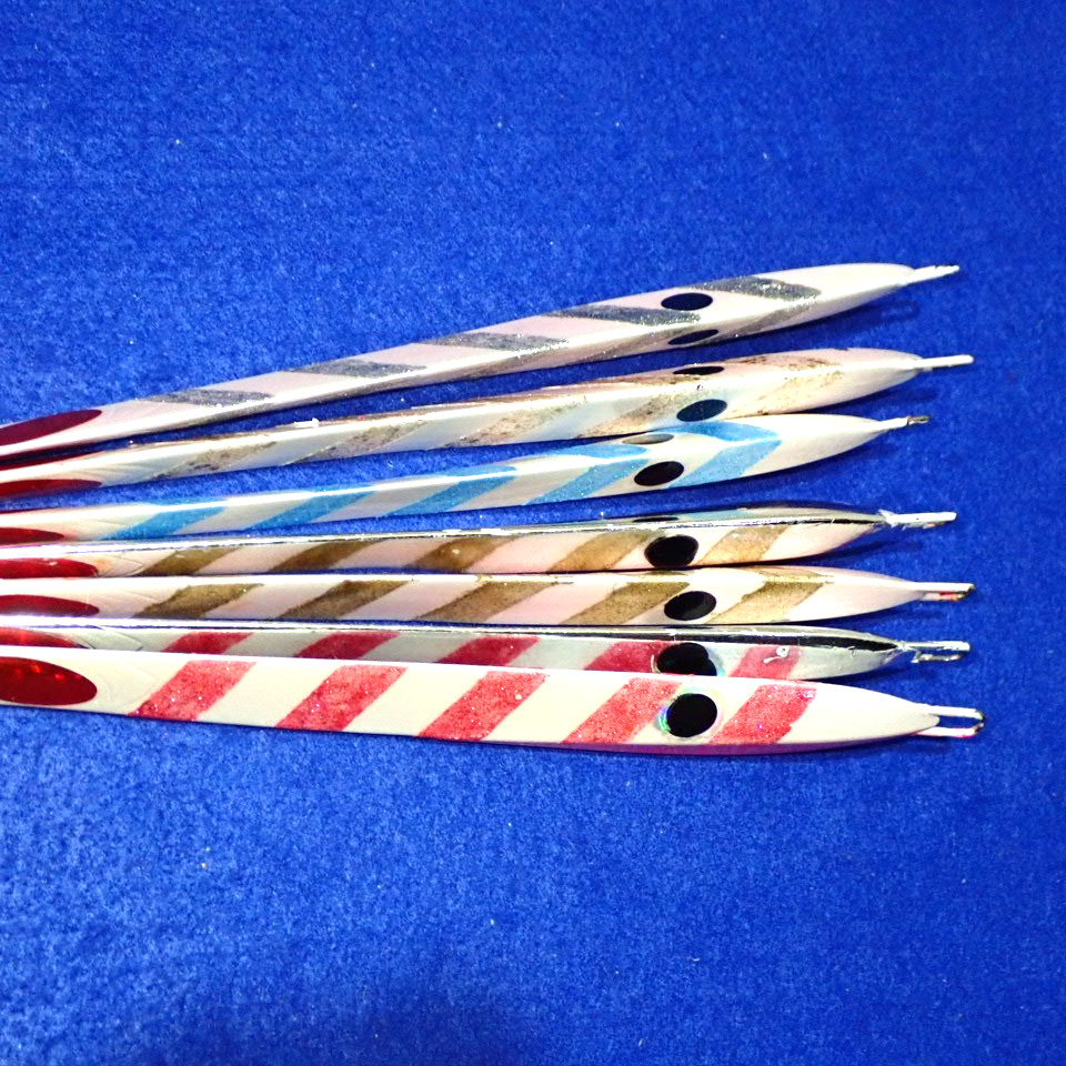 FISHERMAN CRAZY LONG JDM Fishing Lure Lot of 7 Handcrafted Jig Made in Japan - Image 12
