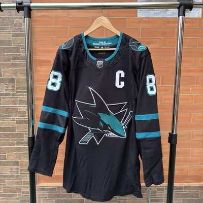 Authentic Adidas San Jose Sharks Joe Pavelski #8 Captain | Größe 52 Third Trikot