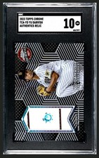 2023 Topps Chrome Yu Darvish Game Used MLB Authentics Relic SGC 10 GEM MINT