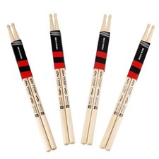 Drum Sticks 4 pairs Drumsticks 7a American Hard Maple Wood Tip Stick...