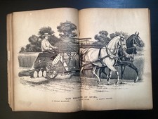 Antique 1890 MCCORMICK  Harvesting Machine & ...