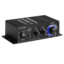 1 PC 2.0 Channel AK280 Mini HIFI Stereo Audio Power Digital Amplifier Speaker